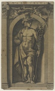 水星 マーカス (オブジェクトのタイトル) 作： Hendrick Goltzius