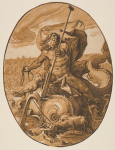 神々』より「オセアヌス 作： Hendrick Goltzius