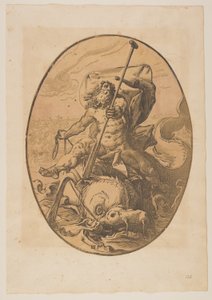 神々』より「オセアヌス 作： Hendrick Goltzius