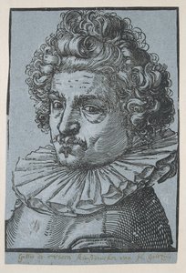 ギリス・ヴァン・ブリーンの肖像 作： Hendrick Goltzius