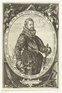 ジャック・ド・ラ・ファイユの肖像 作： Hendrick Goltzius