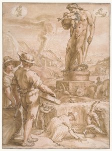 土星 セブンプラネット（シリーズタイトル） 作： Hendrick Goltzius