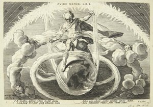 四大元素の創造 作： Hendrick Goltzius
