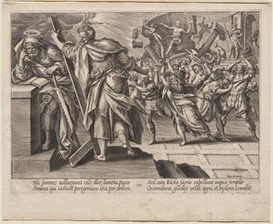 聖ユダ・サデウスと熱心党のシモン 作： Hendrick Goltzius