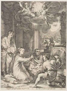 羊飼いの礼拝 作： Hendrick Goltzius