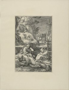 キリストの受難』より「庭園の苦悩」第2曲 作： Hendrick Goltzius