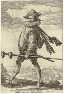 歩兵隊長 作： Hendrick Goltzius