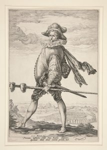 歩兵隊長 作： Hendrick Goltzius