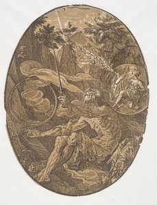 永遠の洞窟 (魔法使い) 作： Hendrick Goltzius
