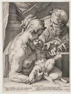 聖家族 作： Hendrick Goltzius