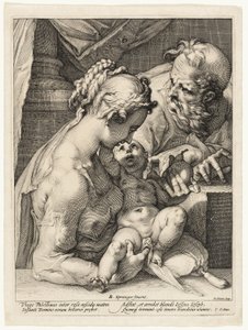聖家族 作： Hendrick Goltzius