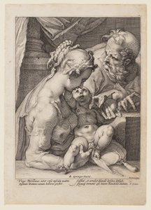 聖家族 作： Hendrick Goltzius