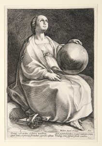 九人のミューズ 作： Hendrick Goltzius