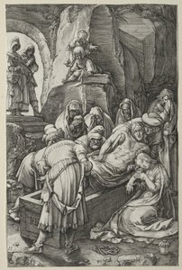 情熱：埋葬 作： Hendrick Goltzius