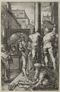 パッション: 鞭打ち 作： Hendrick Goltzius