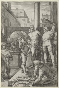 パッション: 鞭打ち 作： Hendrick Goltzius