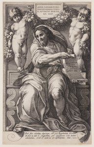 預言者イザヤ 作： Hendrick Goltzius