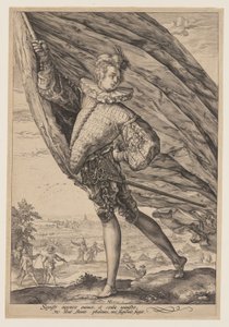 旗手 作： Hendrick Goltzius