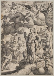 キューピッドとプシュケの結婚式 作： Hendrick Goltzius