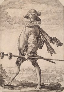 歩兵隊長 作： Hendrick Goltzius