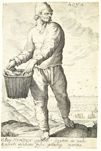 水（アクア） 作： Hendrick Goltzius