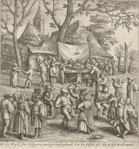 農家の結婚式 作： Hendrick Hondius (I)