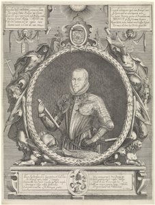 オラニエ公モーリスの肖像 作： Hendrick Hondius (I)