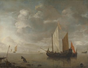 穏やかな海 作： Hendrick Jacobsz. Dubbels