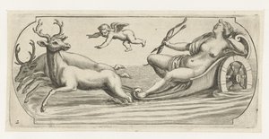 弓と矢を持つダイアナ Nouveau Livre des Dieux et Deeßes De la Marine Bouckje of Sea Gods and Goddesses (シリーズ タイトル)