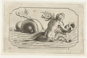 上半身がオスのタツノオトシゴ Nouveau Livre des Dieux et Deeßes De la Marine Bouckje of Sea Gods and Goddesses (シリーズ タイトル)