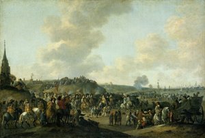 1660 年 6 月 2 日、チャールズ 2 世のスヘフェニンゲンからの出発 作： Hendrick de Meijer