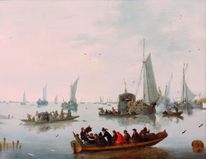 州ヨットのお祭りレセプション 作： Hendrick de Meyer