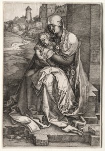 壁際に座る聖母子 作： Hendrick ter Brugghen