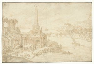 オベリスクナースト遺跡 地域、農村、基金 (...) (シリーズタイトル) 作： Hendrick van Cleve