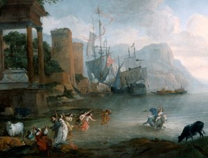「エウロパの誘拐」、17 世紀。 作： Hendrick van Minderhout