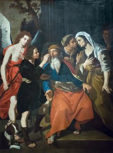 トビアは父親の視力を回復する 作： Hendrick van Somer