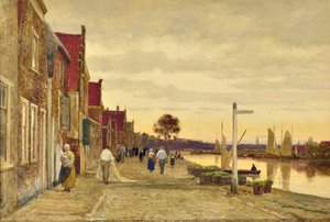オランダの風景 作： Hendrick van de Sande Bakhuyzen