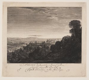 オーロラ、夜明けの風景 作： Hendrick von Goudt
