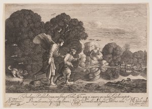 トビアスと天使ガブリエル 作： Hendrick von Goudt