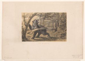 罠にかかる ゲームの弓 (オブジェクトのタイトル) 作： Hendrik Adriaan Christiaan Dekker