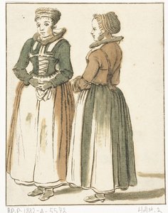 2 人の立っている女性 作： Hendrik Busserus