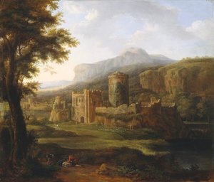 ペンブローク城」1762-1812年 作： Hendrik Frans de Cort