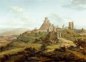 ローンセストン城を南から望む 作： Hendrik Frans de Cort