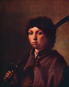 「サーベルを持った少年」、17 世紀。 作： Hendrik Gerritsz Pot