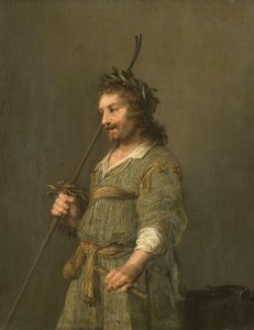 羊飼いに扮した男の肖像 作： Hendrik Gerritsz Pot