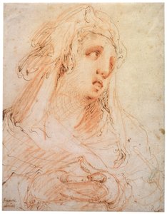 若い女性メアリーマグダレン、16世紀後半または17世紀初頭 作： Hendrik Goltzius