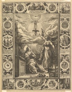 アヴェマリア、キリストの生涯の寓話的シーンから、クリスチャンと冒涜の寓話から。 作： Hendrik Goltzius