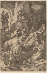 キリストの埋葬 作： Hendrik Goltzius