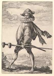 歩兵大尉、1587年。 作： Hendrik Goltzius