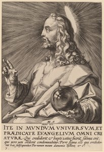 キリストの前に私たちサルヴァトーレ 作： Hendrik Goltzius